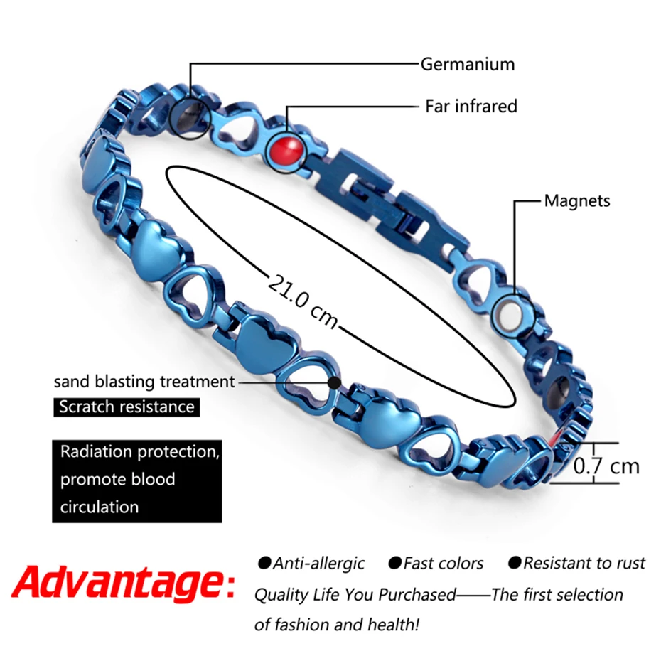titanium bracelet for lady  (1)