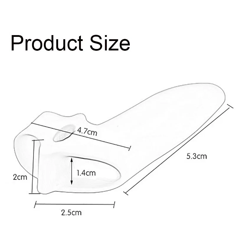 1 пара, мягкий силиконовый вальгусный выпрямитель, разделитель для пальцев ног, корректор буйона, большой палец, защита для ног
