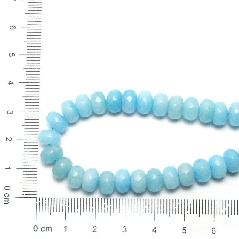 Бусины Круглые граненые для ювелирных изделий 5 х8 мм около 70 шт.|natural beads|gem stone