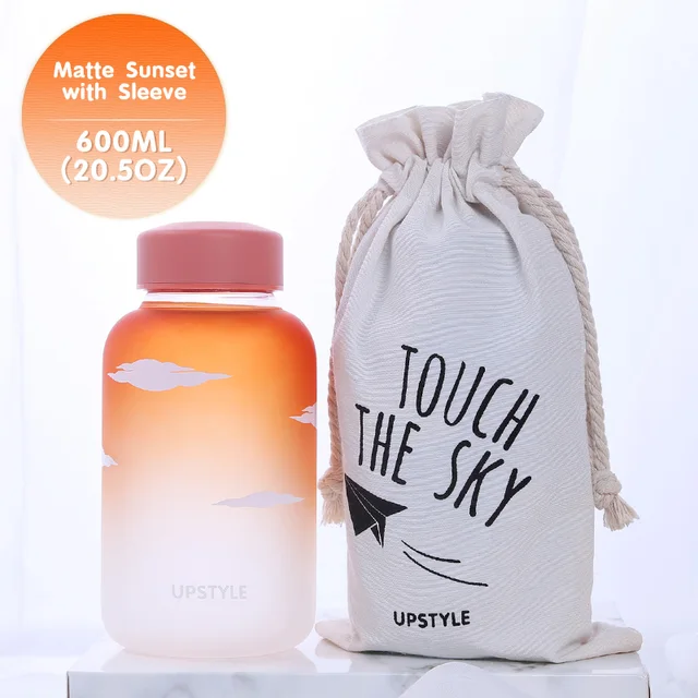 upstyle glass water bottle