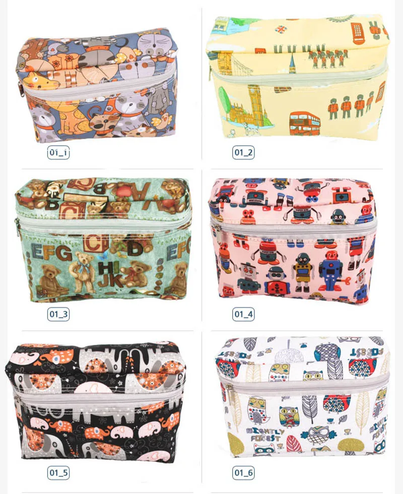Baby Diaper Caddy Organizer Wet Bag Cartoon Multifunctional Mummy Bags Stroller Newborn Toddler Nappy Dry Storage Bag BB5131 (3)