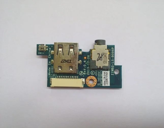 Новая мощность аудио USB-плата WZSM для LENOVO B40 B40-45 B50 B40-70 USB-аудиоплата ZIWB2 B50-30 455MLC38L01 |
