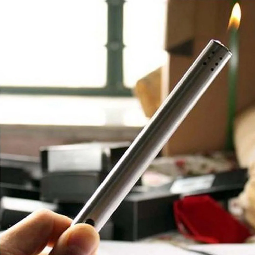 Hot Sale Germany Brand 7&quot Gas Kitchen Lighter Aluminum BBQ Lighters Gun Windproof Fireplace Novelty Gadget For Picnic Cooking |