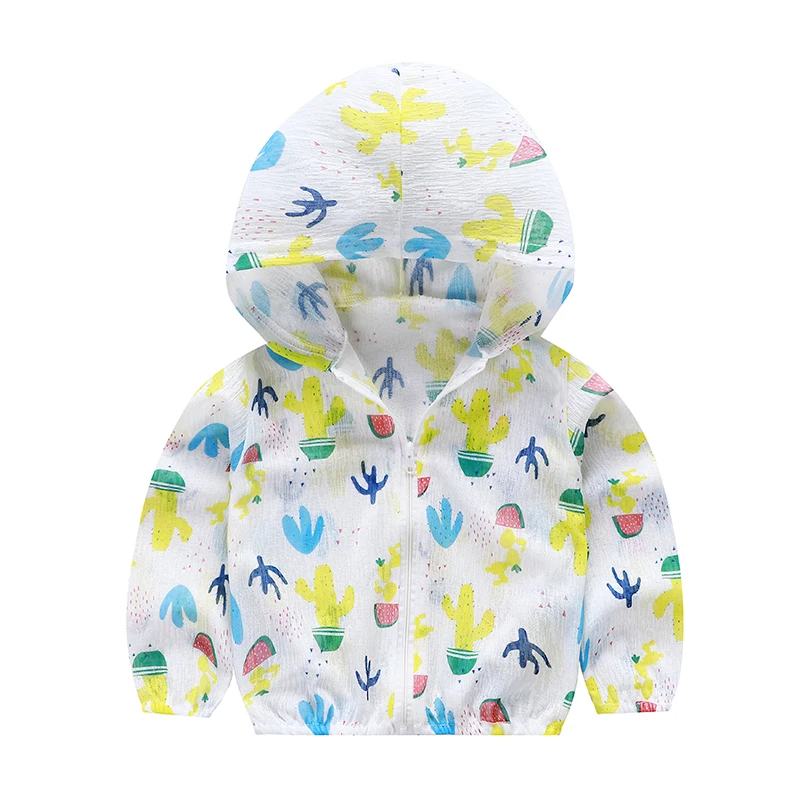 

Cartoon Printed Hooded Jackets for Girls Coat Boys Outerwear Baby Jacket Enfant Kids Children's Clothing Toddler Jacket