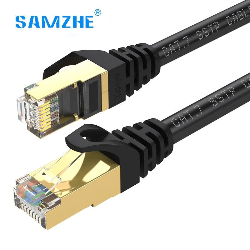 

SAMZHE cat7 Ethernet Cable Network lan cable high speed 10gbps RJ45 for ps4 xbox PC modem Laptop 1m 1.5m 2m 3m 5m 8m 10m 15m 20m