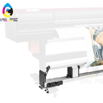 

Claraprint Automatic media take up system with inductive tension and track design in domestic