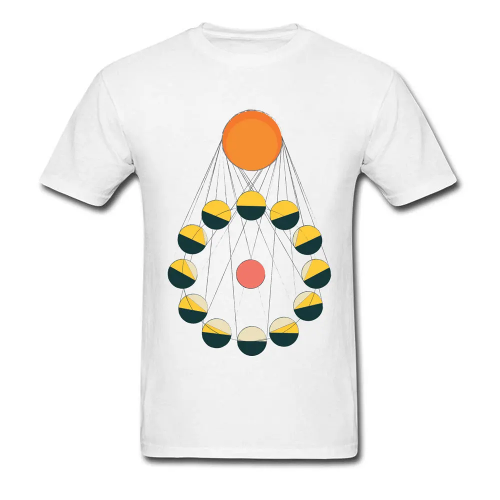 cosie T-Shirt Oversized O-Neck SUN+MOON+EARTH Cotton Fabric Men Tops Shirt Casual Short Sleeve Tops T Shirt Drop Shipping SUN+MOON+EARTH white