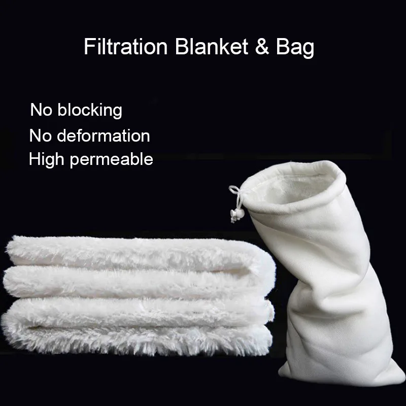 5PCS Aquarium Filter Bag Blankets Washable Reusable Mesh Foam Carpet Sock Drawstring for Fish Marine Filtration system | Дом и сад