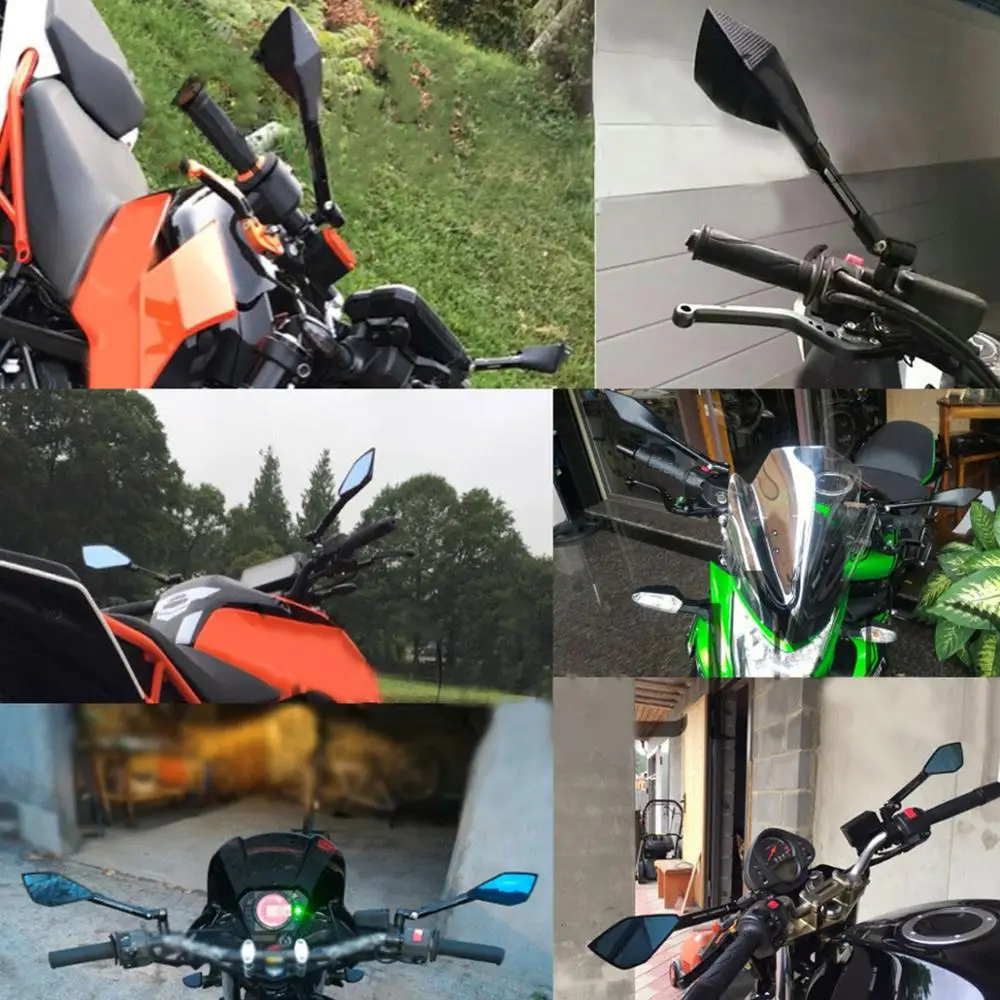 Универсальные аксессуары для мотоциклов боковое зеркало заднего вида Moto зеркало заднего вида для Honda PCX125 PCX150 PCX 125 150 MSX125 Z750 ER6N