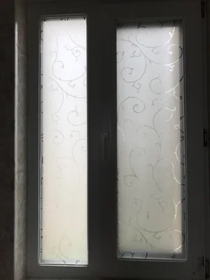 2 м длинная декоративная оконная пленка самоклеящаяся пленка статическое тиснение наклейки на окна раздвижные двери для ванной комнаты