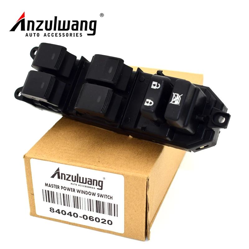 ANZULWANG 84040 06020 Electric Power Window Master Switch for Toyota