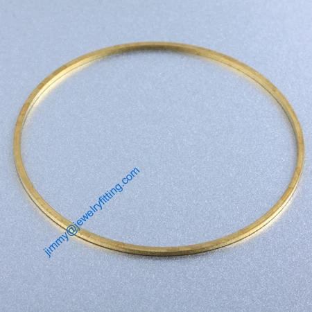 

1000 PCS Raw Brass Circle 48*1*1mm copper Rings fashion jewelry findings jewelry Connectors Quoit