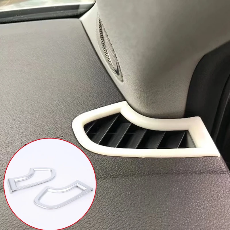 Car Styling Accessories 2PCS ABS Matte Interior Upper Air Condition