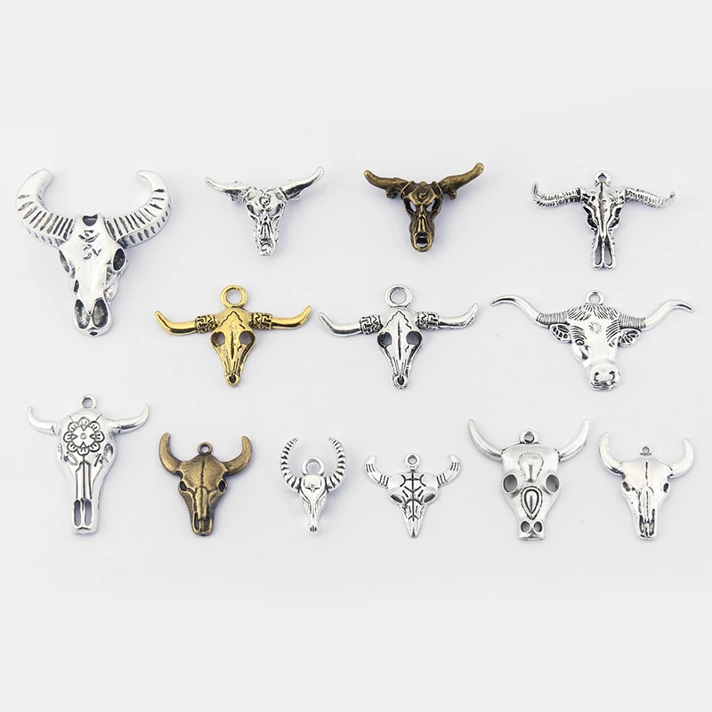 1 упаковка, античное серебро/бронза/золото, Bull Toro, taureau, голова, подвески, подвеска для ожерелья, браслета, ювелирных изделий, аксессуары