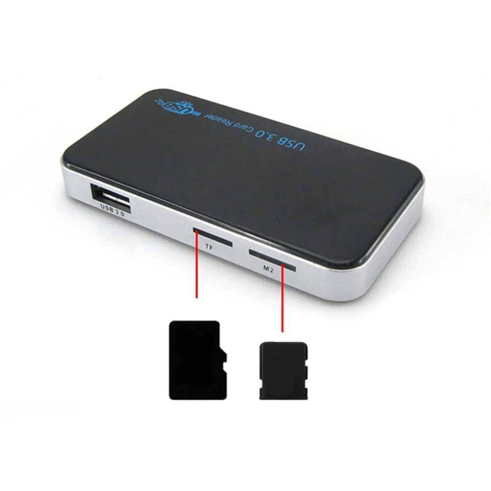 USB 3,0 Все-в-1 Compact Flash Multi Card Reader адаптер 5 Гбит/с, высокая Скорость USB Card Reader для TF Secure Digital карты