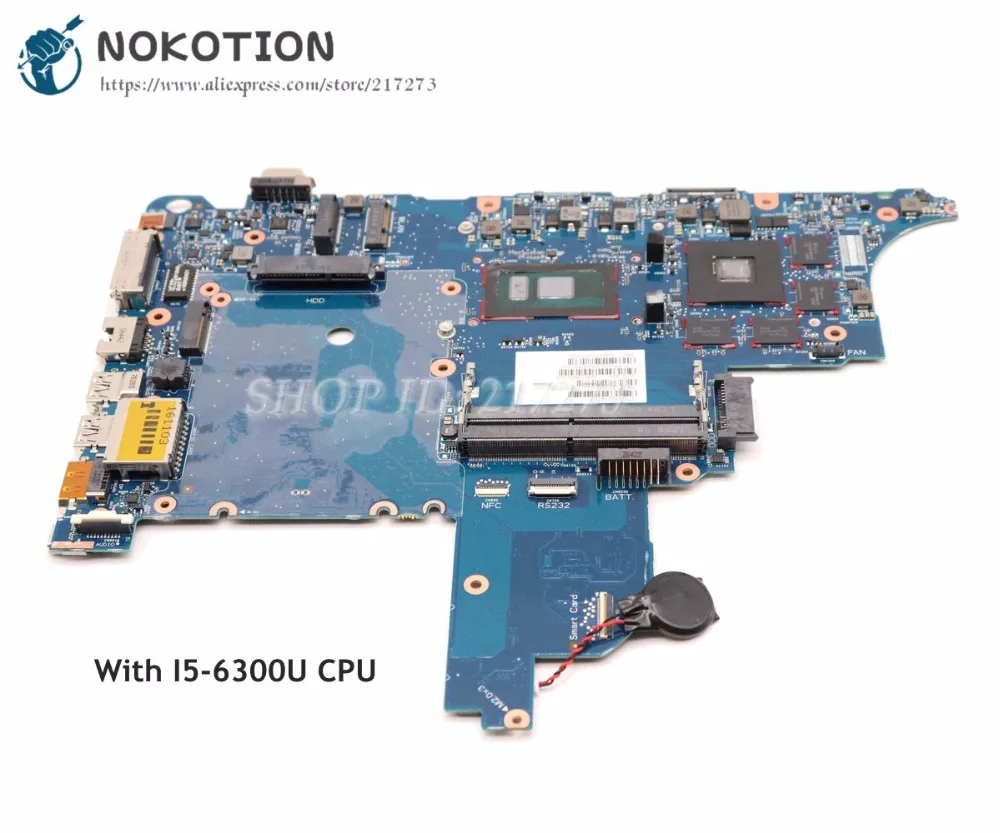 NOKOTION 840712-601 840712-001 For HP probook 650 G2 Laptop Motherboard SR2F0 I5-6300U CPU CIRCUS-6050A2723701-MB-A02 NOKOTION 840712-601 840712-001 For HP probook 650 G2 Laptop Motherboard SR2F0 I5-6300U CPU CIRCUS-6050A2723701-MB-A02