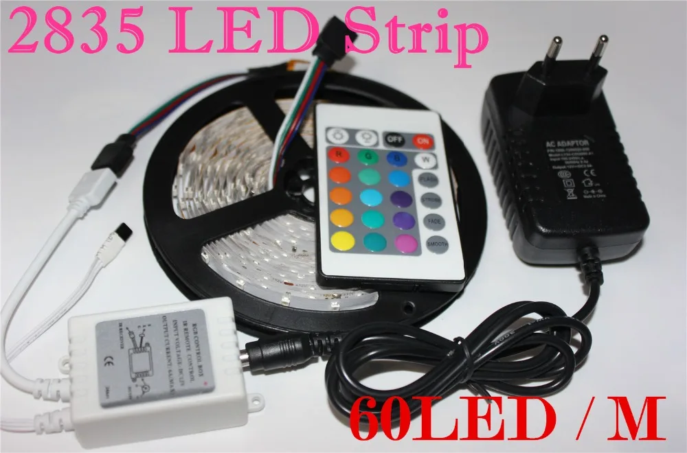 5m 2835 Rgb 300 Led Luz De Tira Flex vel N o Imperme vel Brilhante Do 
