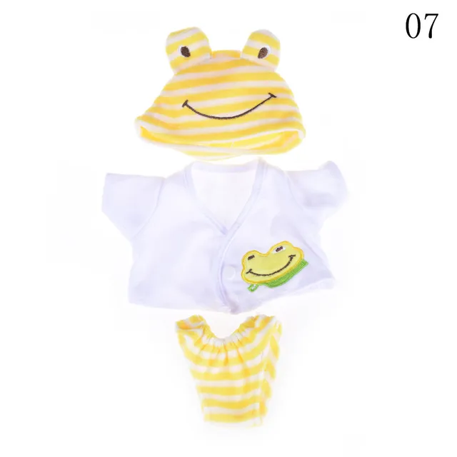 kawaii Jumpsuit Suit with cute hat For Doll Clothes Pajamas sleeping