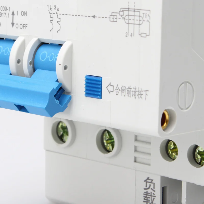 CHNT DZ47LE Американская классификация проводов 2р 230V 50/60Hz 10A 16A 20A 25A 32A 40A 50A 60A остаточный ток автомат защити цепи RCCB