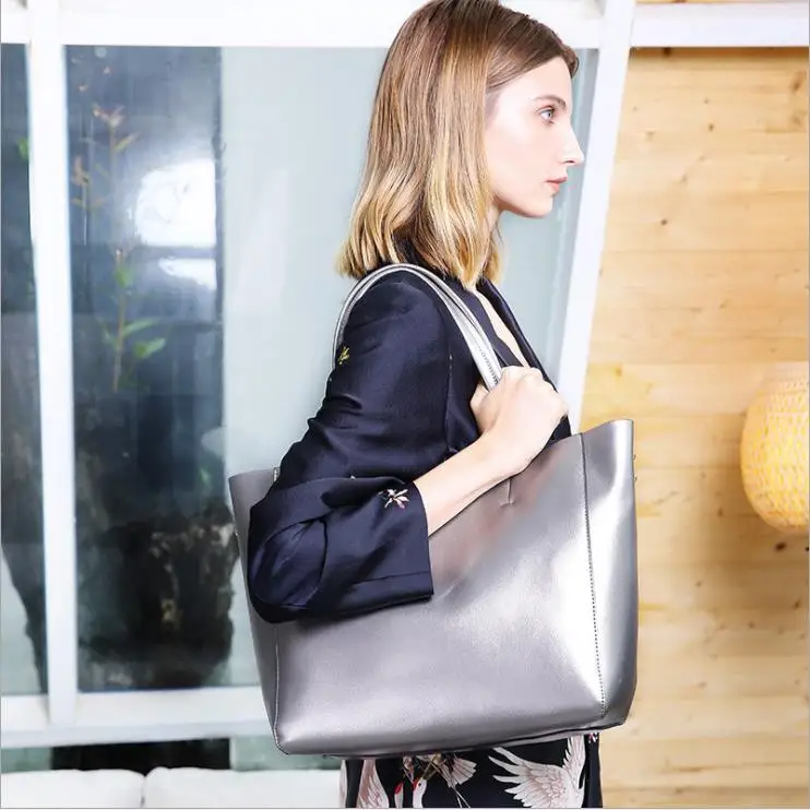 

Best-selling brand handbags Factory new European and American fashion leather handbags leather shoulder bag large capacity ladie