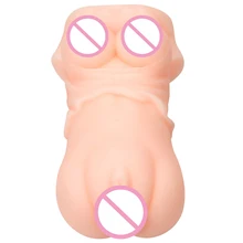 3 Type Soft Silicone Pussy Artificial Vagina and Breast Sex Toys for Men Male Masturbator Products Sex Shop Sexo Masturbador