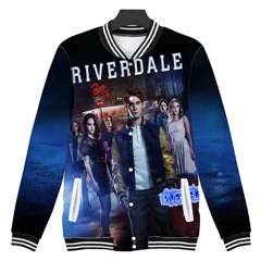 luckyfridayf Riverdale cotton oversized Hoodie sweatshirt south side serpents TV Drama Men/Women Streetwear Casual jacket coat