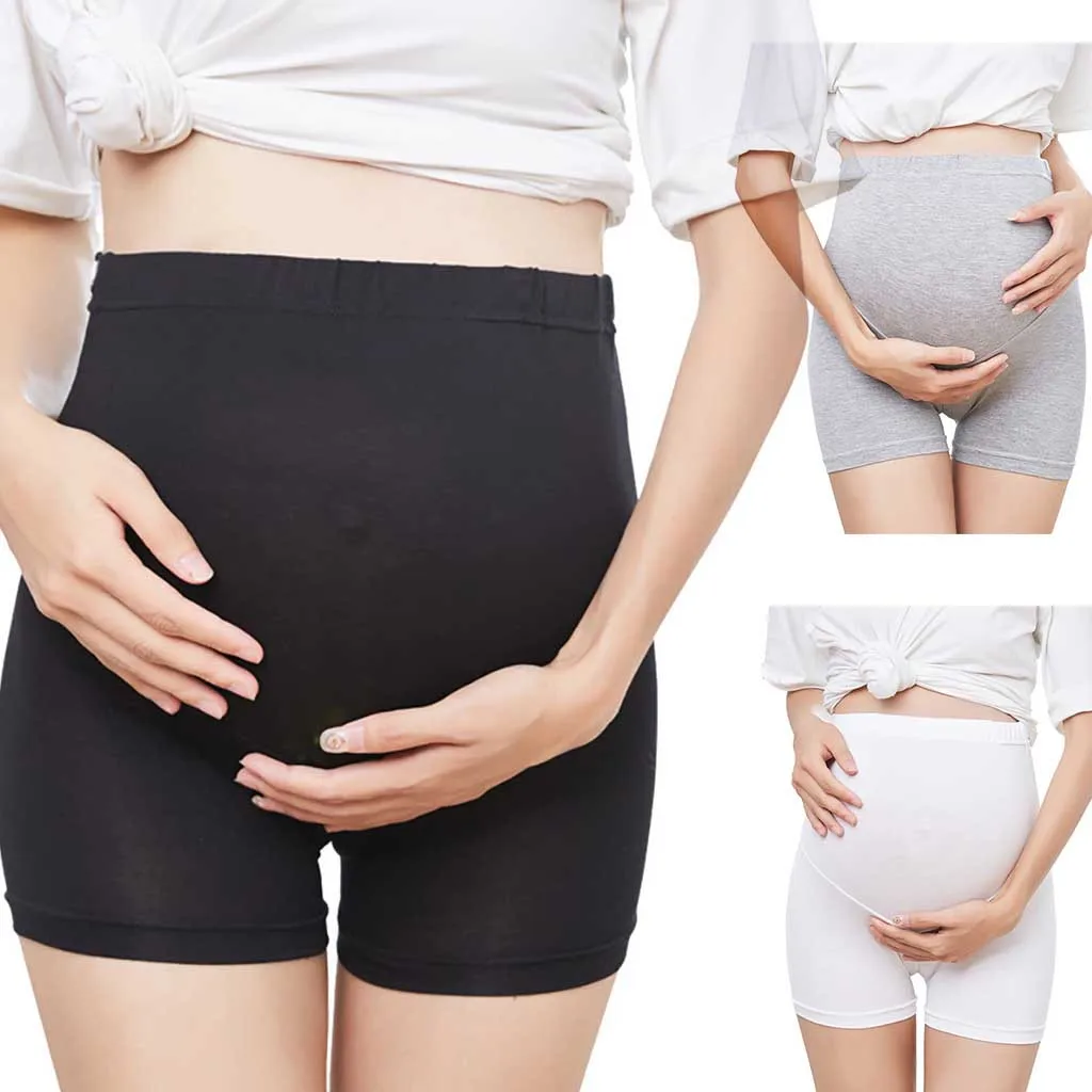 Нижнее Белье для беременных с высокой талией, удобные мягкие регулируемые трусики с плоским краем, нижнее Белье для беременных, хлопковое однотонное нижнее белье ropa embarazada femme