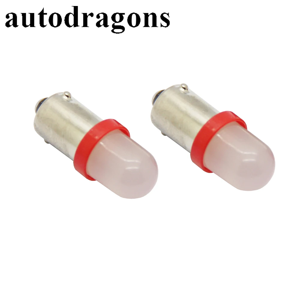 Autodragons 100x #1893 #44 #47 #1847 BA9S 1SMD светодиодный светильник пинбол лампа 6 3 в красного