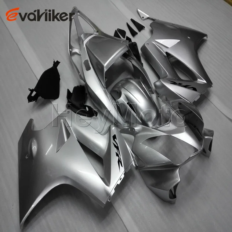Пользовательские мотоцикла хомут для VFR800 2002 2003 2004 2005 2006 2007 2008 2009 2010 2011 2012 ABS Двигатель обтекатель заказа+ серебро - Цвет: C