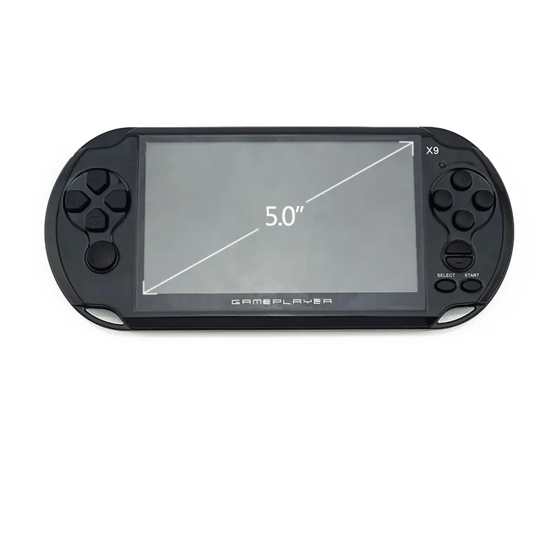 Data Frog 5,0 дюймов геймпад для Gba портативная игровая консоль встроенный 3000 классические игры Mp5 детская игра консоль 8 Гб