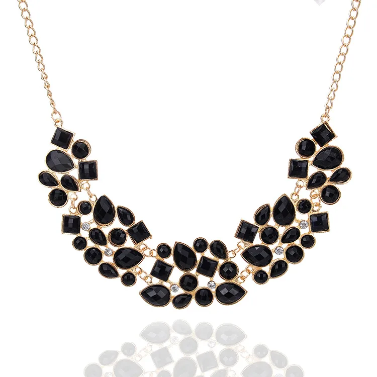 Винтажное ожерелье эффектное модное колье-чокер для женщин Collares Femininos Colar богемные ювелирные изделия Ретро Рождественский подарок