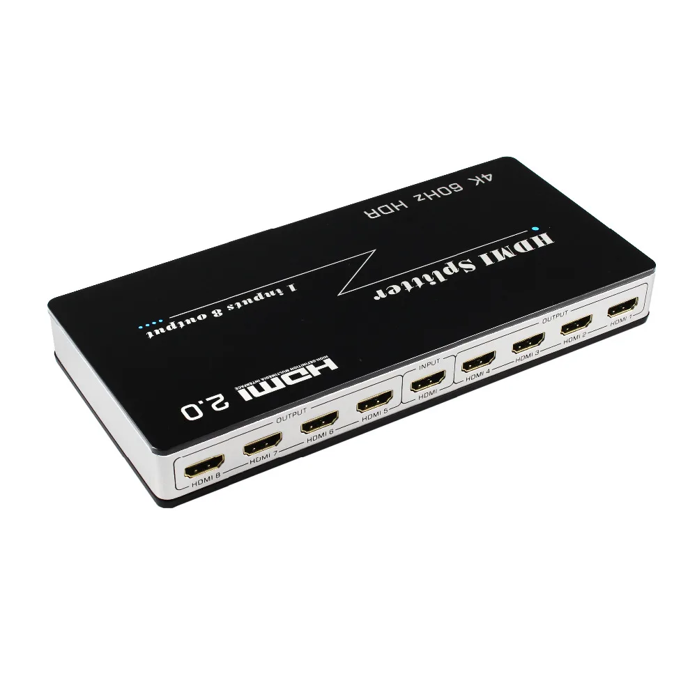 HDMI 2 0 разветвитель 1X8 4K HDCP2.2 компьютерный видео HY V1082 S0 HO|Система управления CCTV| |