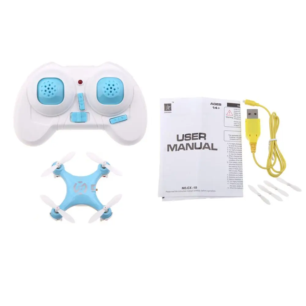 LeadingStar Cheerson CX-10 CX10 мини 2,4 г 4CH 6 оси светодио дный каналы RC Quadcopter RTF Дрон