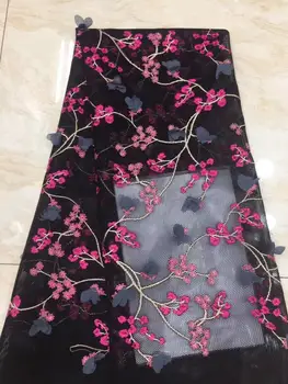 

Embroidered African French Lace 2019 High Quality Nigerian Lace Fabric Dubai Tulle French Lace Material Fabric