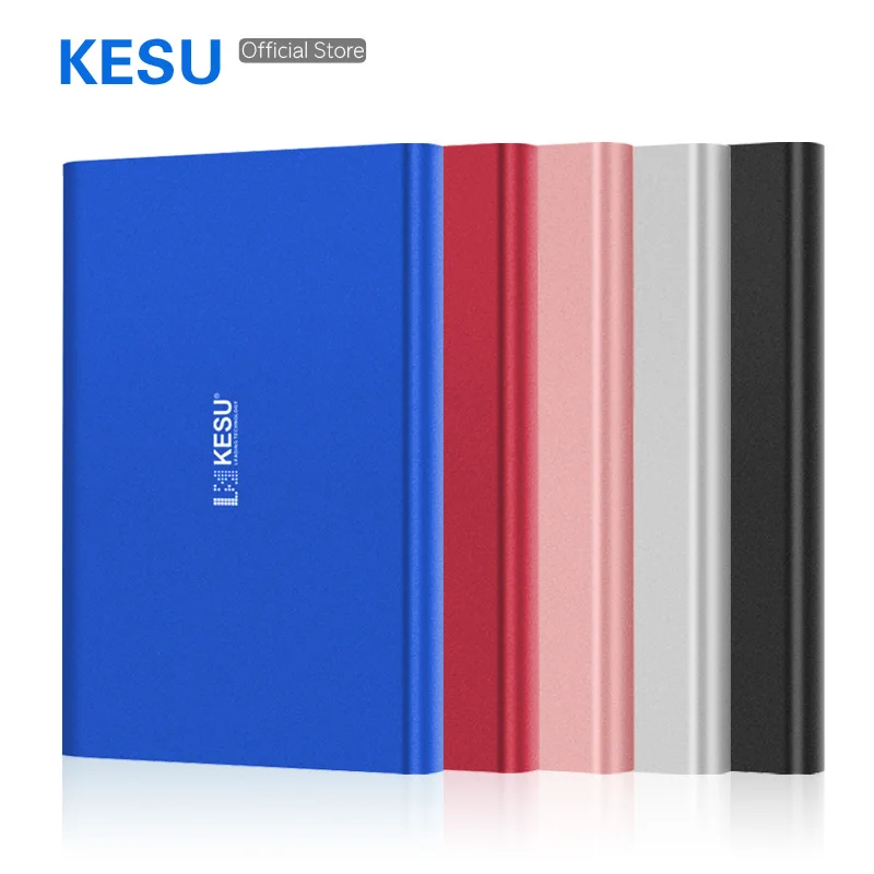 Кесу Портативный внешний жесткий диск 2 5 ''USB3.0 750 Гб 1 ТБ хранения накопитель