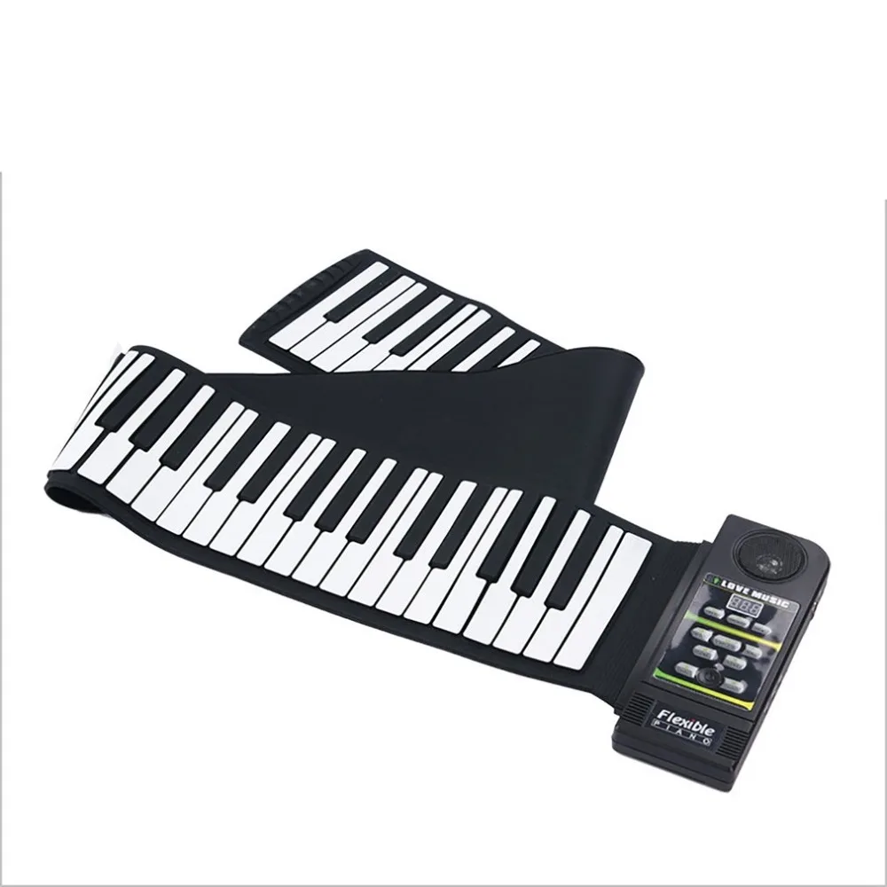  Multi Style Portable 88 Keys Flexible Silicone Roll Up Piano Folding Electronic Keyboard for Childr