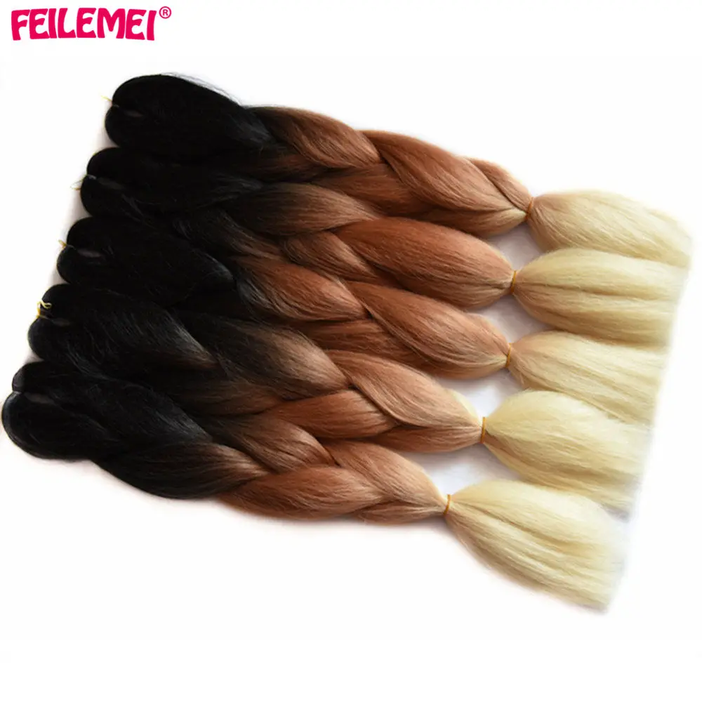 ombre braiding hair__