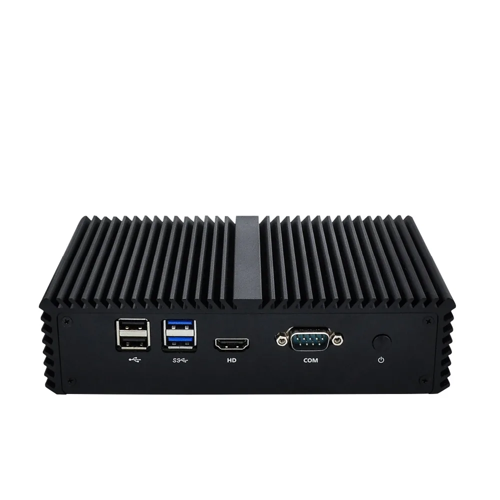 Мини ПК QOTOM Q555G6 Q575G6 с 7 й Core i5 7200U/i7 7500U 6 Gigabit NICs COM безвентиляторный Pfsense Sophos Untangl