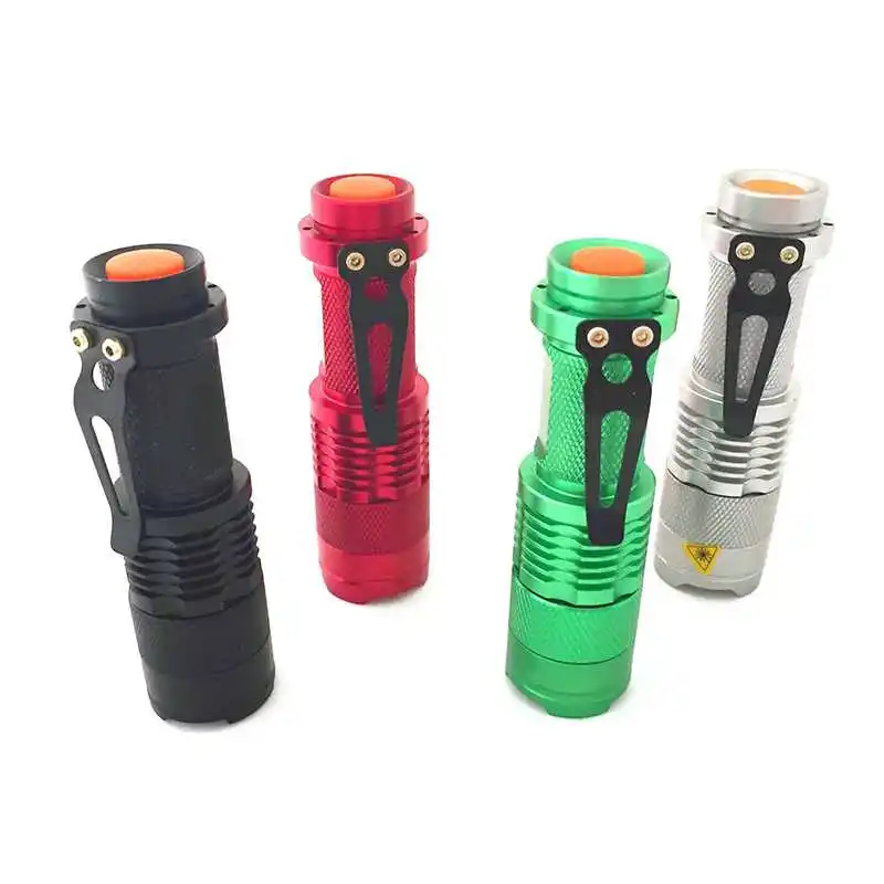 Discount New Mini Bicycle Light 7W 2000 Lm 3 Mode Q5 LED cycling Front Bike lights Lamp Torch Waterproof ZOOM flashlight with clip 3