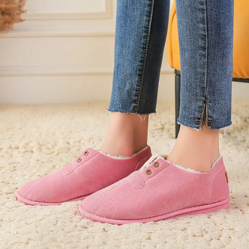 

2018 autumn and winter new warm walking shoes non-slip plus velvet casual walking shoes B3K1-B3K9
