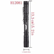 world-wind#3011 5PCS AAA new XPE-R3 1200lm LED 13.3cm Lamp Mini Pocket bicycle Flashlight Torch free shipping