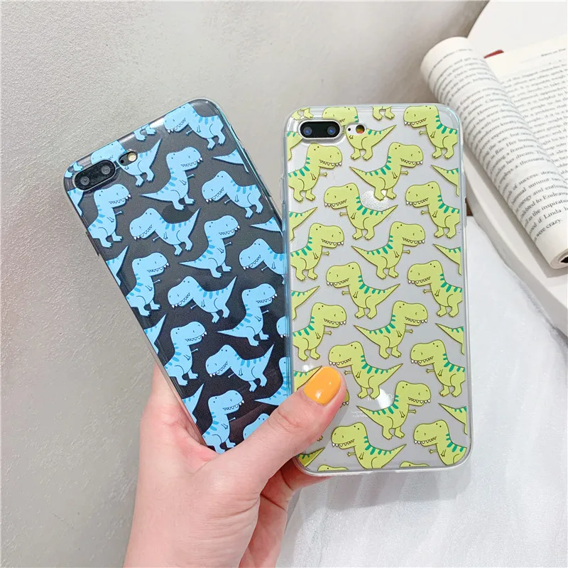 

Cartoon Dinosaur For Huawei P20 lite Phone case Mate 20 Pro P smart 2019 P30 Honor 8x 9 7a y9 7c 8c Nova 3 Soft Case Cute Capa