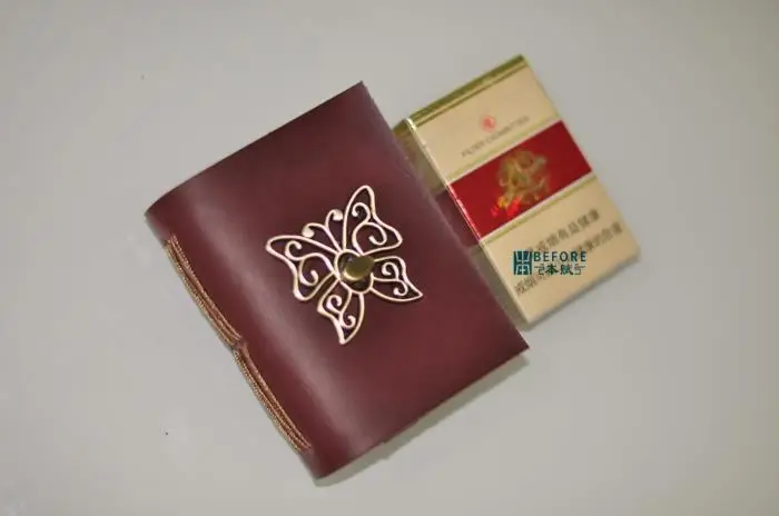 Бабочка маленький кирпич ручной работы креативный телячья кожа телефонная книга, мини-блокнот, дневник ноутбук