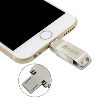 i-Flash Drive KISMO Mini OTG Metal USB Flash Drive Pen Drive for iPhone 5 6 and iPad ,Android Smart Phone PC (16/32/64/128GB)