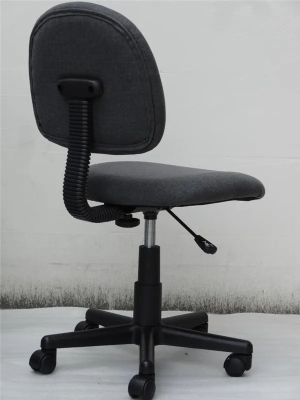 Низкая задняя осанка Delux тканевый офисный стул без рук офисная мебель компьютерное кресло 360 градусов поворотный Рабочий стул современный