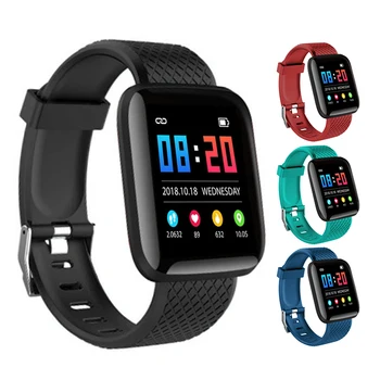 

116plus Smart Band Heart Rate Tracker Fitness Tracker Smartband Smart Bracelet Waterproof Smart Wristband Smart Watch Men Women