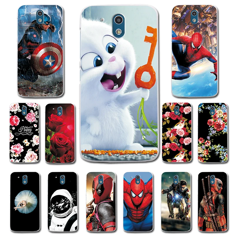 

Phone Bags For HTC Desire 526 526G 4.7 inch Comic Style Silicone Case Cover For HTC Desire 326 326G Brilliant Back Cover