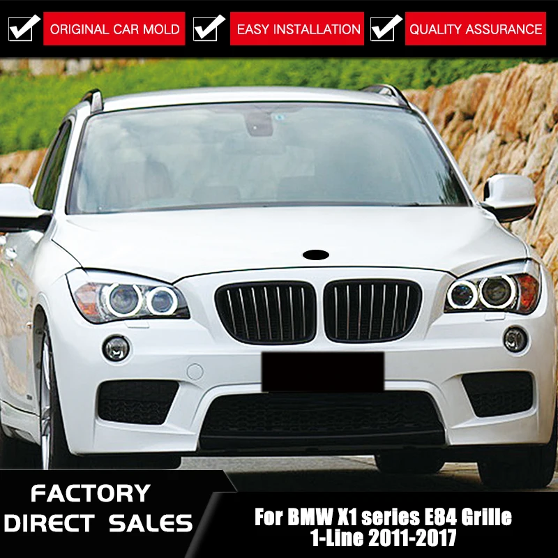 Для BMW X1 Serie E84 2011-2015 матовый черный/m Цвет/глянец Черный/решетка авто-Стайлинг |