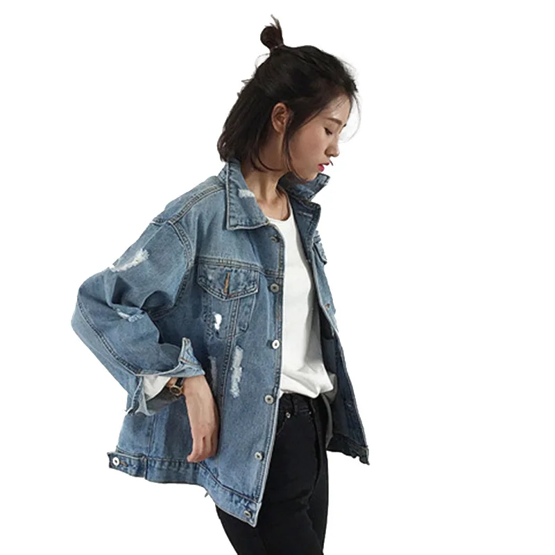

Autumn Jeans Jacket Coat Boyfriend Jacket Coat Women Basic Coat Denim Jacket Women Winter Denim Jacket For Women's