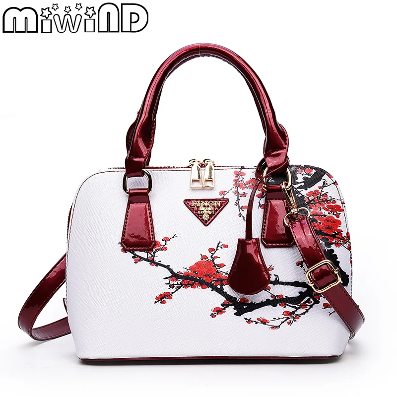 

Women Shoulder Bag Lady Shell Handbags Designer Brand Messenger Bag High Quality Bee Logo MIWIND 2019 Female New Zipper Bags